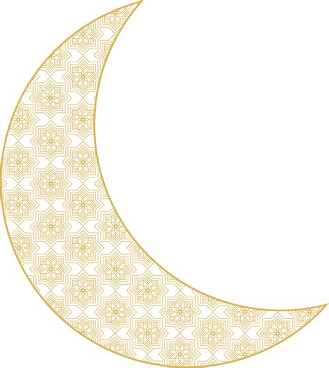 Islamic Crescent Moon Illustration 22799719 Vector Art at Vecteezy