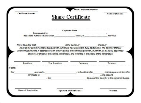 24+ Share Stock Certificate Templates - PSD, Vector EPS