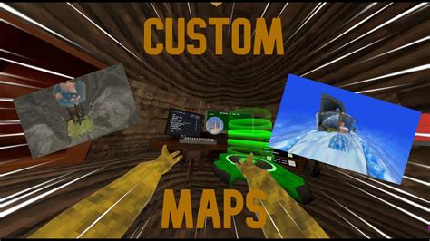 trying out CUSTOM MAPS for the FIRST time - YouTube