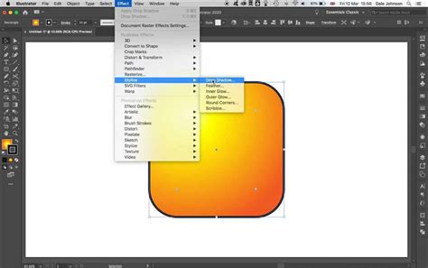 How to Add Drop Shadow in Illustrator CC - Design with Dale