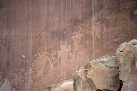 Native American Petroglyphs, Utah, USA - Stock Image - C002/3091 - Science Photo Library