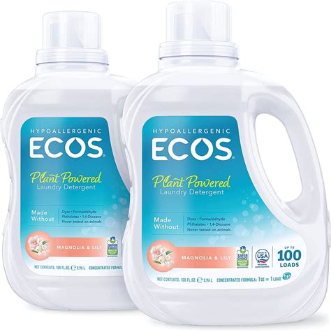 ECOS Hypoallergenic Laundry Detergent | The 13 Best-Eco Friendly Laundry Detergents | 2022 ...