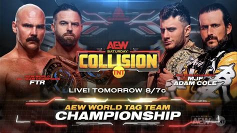 AEW Collision (07/29/23) - Full Match Card and Preview