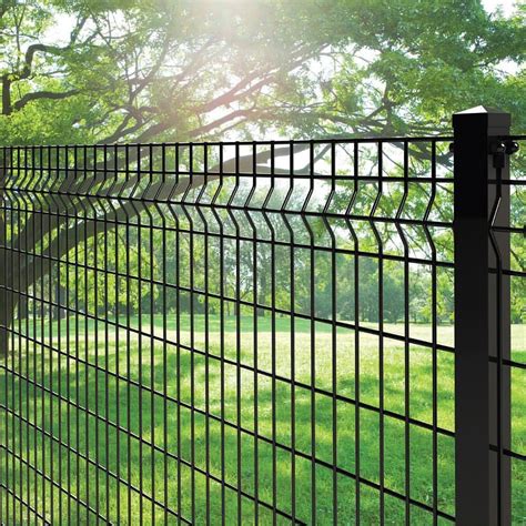 The Deco Grid 4ft. x 6ft. Black Steel Fence Panel, available at @homedepot . . #forgeright # ...