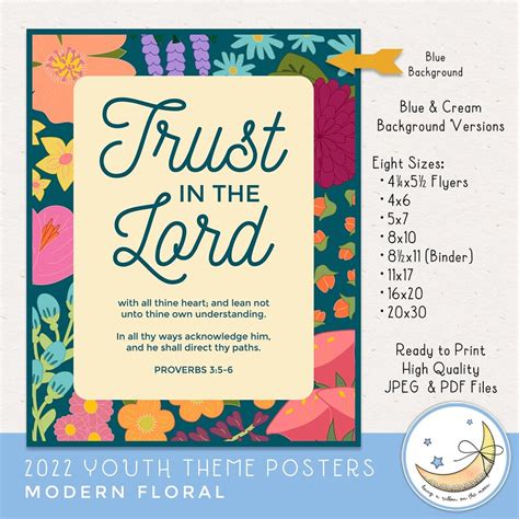 2022 LDS YW Youth Theme Posters 4.25x5.5 4x6 5x7 8x10 - Etsy