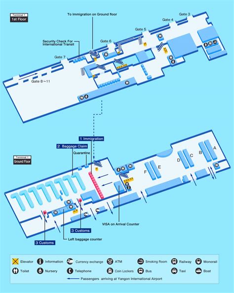 Guide for facilities in Yangon International Airport | Airport Guide [International] | At the ...