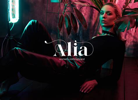 Alia Fashion Logo Branding on Behance