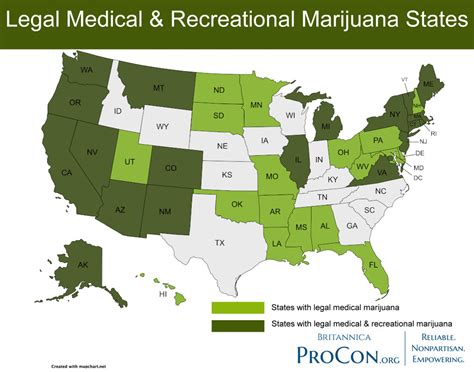 States Where Recreational Marijuana is Legal - ProCon.org