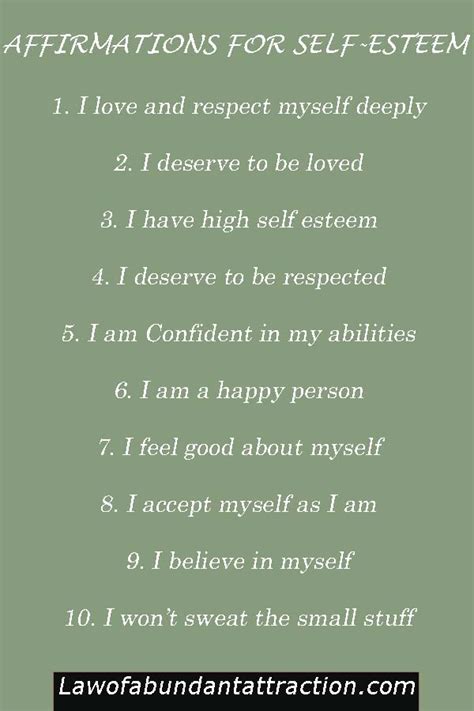 31 Positive Affirmations for Self-Esteem