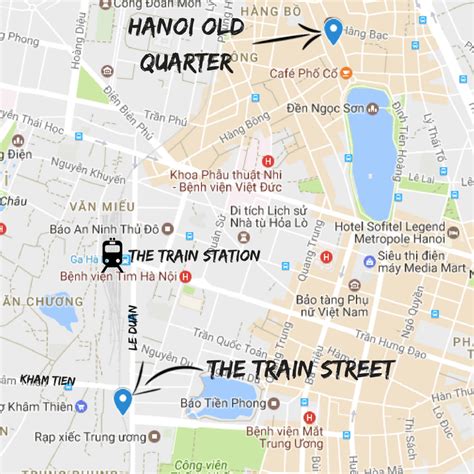 Hanoi Tourist Map