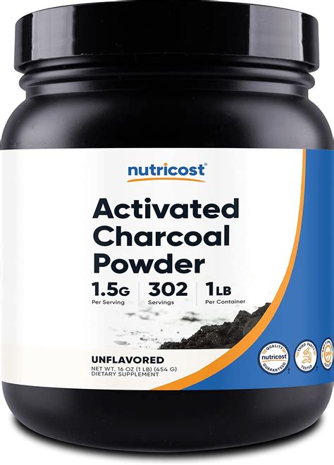 Nutricost Activated Charcoal Powder 1lb - Food Grade Nepal | Ubuy