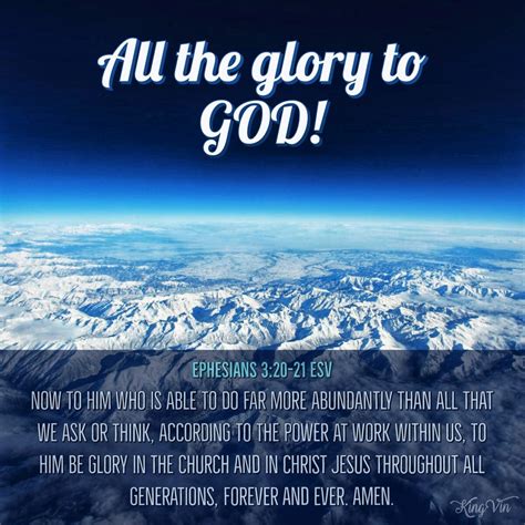 All the glory to GOD! - I Live For JESUS