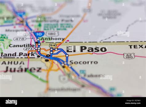 El paso map hi-res stock photography and images - Alamy