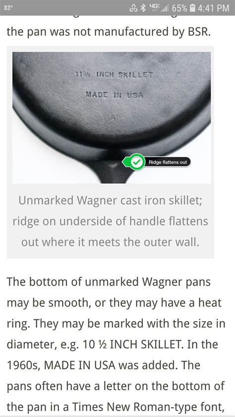 Dating wagner cast iron skillets | Identifying and Dating Unmarked or Unknown Maker Vintage and ...