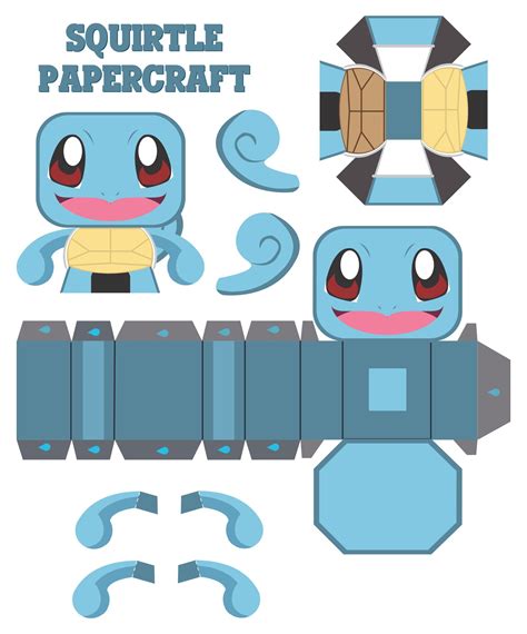 Printable Pokemon Papercraft Templates