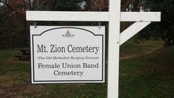 Mount Zion Cemetery in Washington, District of Columbia - Find A Grave ...