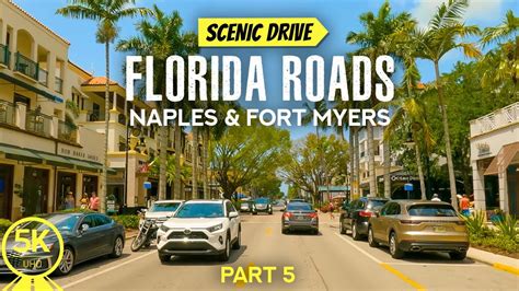 5K Scenic Drive - Exploring Most Scenic Roads of Florida State to the Best Travel Music - Part ...