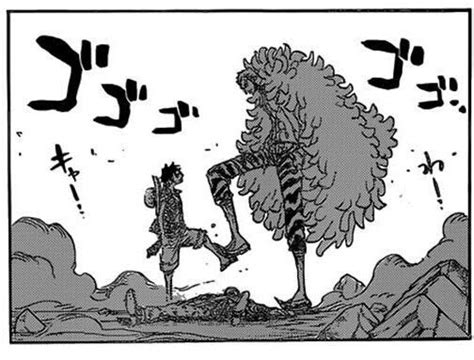 Luffy stops Doffy panel | Luffy, One piece manga, Don·quixote doflamingo