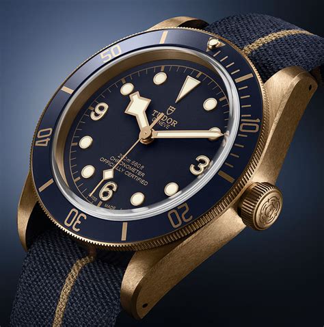 Tudor Heritage Black Bay Bronze Blue Watch | aBlogtoWatch