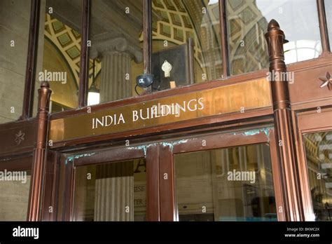 Entrance to the India Buildings in Liverpool Stock Photo - Alamy