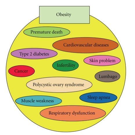 Obesity-associated complications. Obesity is associated with various ...