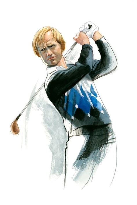 JACK NICKLAUS ...GOLF Leyendas del Deporte by Fernando Vicente, via Behance | Golf art, Jack ...