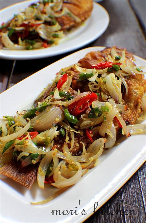 Mori's Kitchen: Ikan Tilapia Goreng bercili dengan Siput Sedut Lemak ...