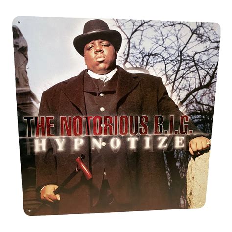 Notorious BIG - Hypnotize Album Cover Metal Print Tin Sign 12"x 12" – MadCatterAZ