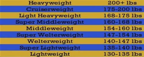 A Beginner's Guide to Boxing Weight Classes