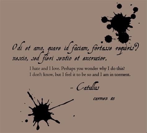 Catullus 85 | Fangirl | Pinterest