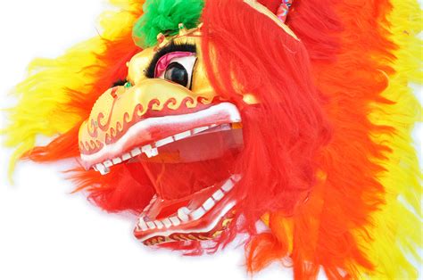 Lion Dance Costume, Northern Style - Red & Yellow - DragonSports.eu