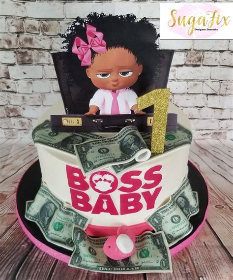 Boss Baby Girl Cake | Baby girl cakes, Baby birthday party girl, Boss baby