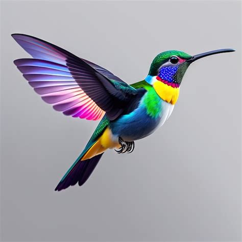 Premium Photo | Flying hummingbird isolated on transparent background PNG Small colorful bird in ...