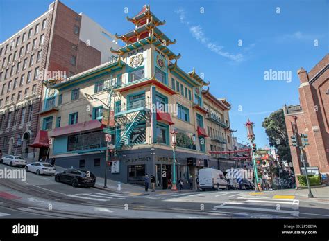 Exploring Chinatown in San Francisco, California. Dim Sum Corner and ...