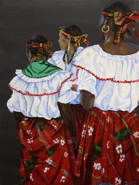 Creole Ladies Painting by Kelvin James - Fine Art America