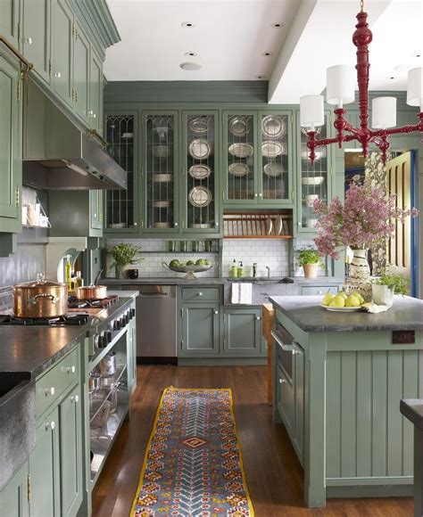 Sage Green Kitchen Table and Chair Beautiful 31 Green Kitchen Design Ideas Paint Colors for Gr ...