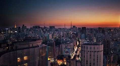 Sao Paulo Skyline Night Photograph by Renata Angerami - Pixels