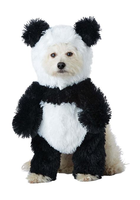 Panda Costume for a Dog