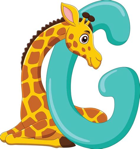 Alphabet letter G for Giraffe 7153066 Vector Art at Vecteezy