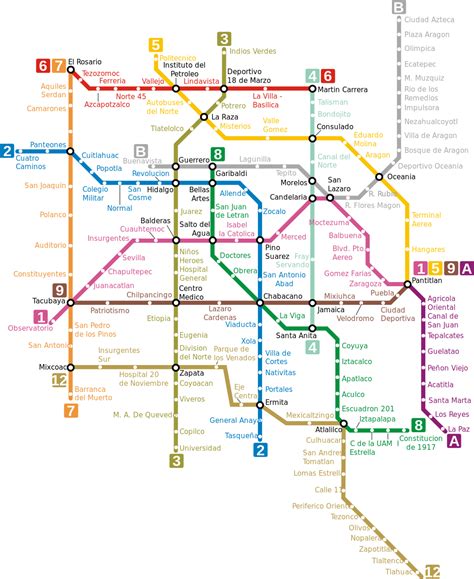 Mexico City Metro Map Mexico 28 | The Best Porn Website