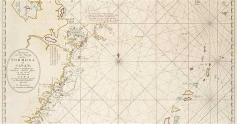 Map of the Formosa Strait between Japan and Taiwan | Atlas of mutual ...