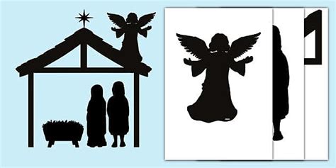 Nativity Silhouette | Classroom Display | Twinkl - Twinkl