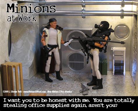 Light Fingers, Heavy Weapons – Minions at Work: A Photocomic