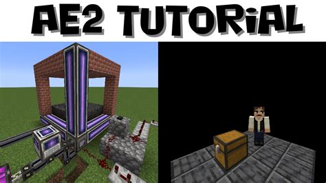 Teleporting To and From the Spatial Storage Dimension - AE2 Tutorial - YouTube