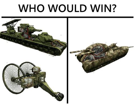 KV-6 and Tsar Tank vs Landkreuzer P.1000 Ratte - 9GAG