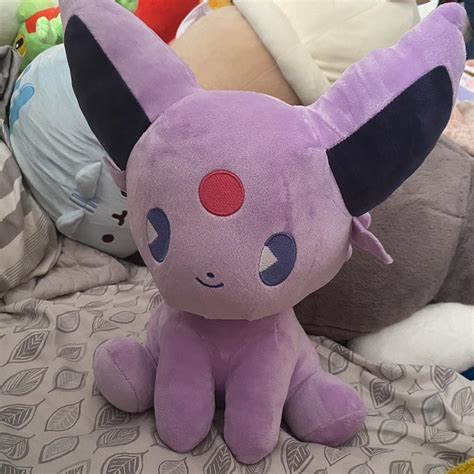 Medium Size Espeon Plushie! Eevee evolution... - Depop