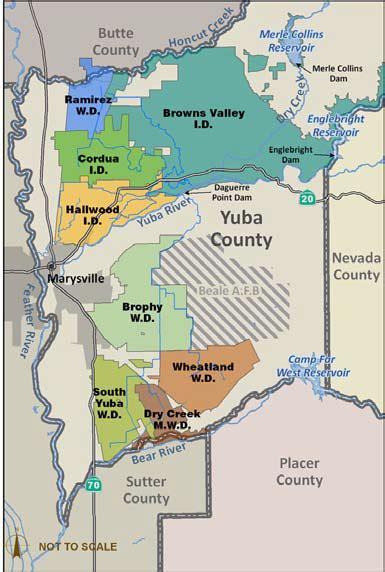 Map Of Yuba County - Hiking In Map