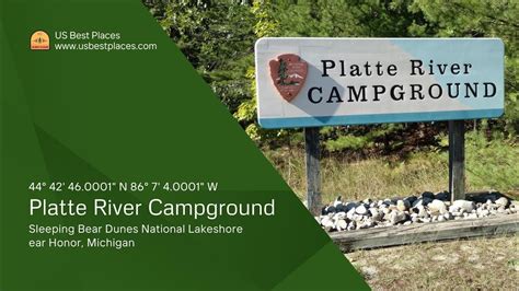 Platte River, Michigan Campground Images, Info & Reservations - YouTube