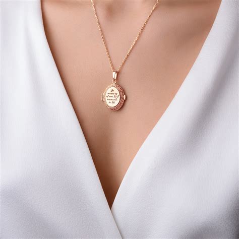 Photo Locket Pendant -Rose Gold Plated