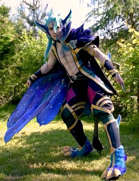 Star Guardian Rakan inspirado cosplay Rakan traje Rakan Liga | Etsy